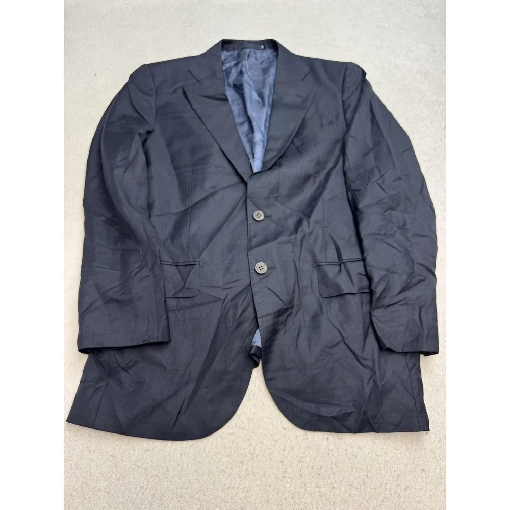 Suitsupply Blazer Mens 40 Blue Lazio Slim Wool Super 110s VBC Suit Jacket